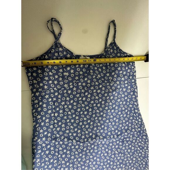 Free Assembly Bohemian Romantic Sky Blue Spaghetti Straps Midi Dress Size XXL - Picture 9 of 16